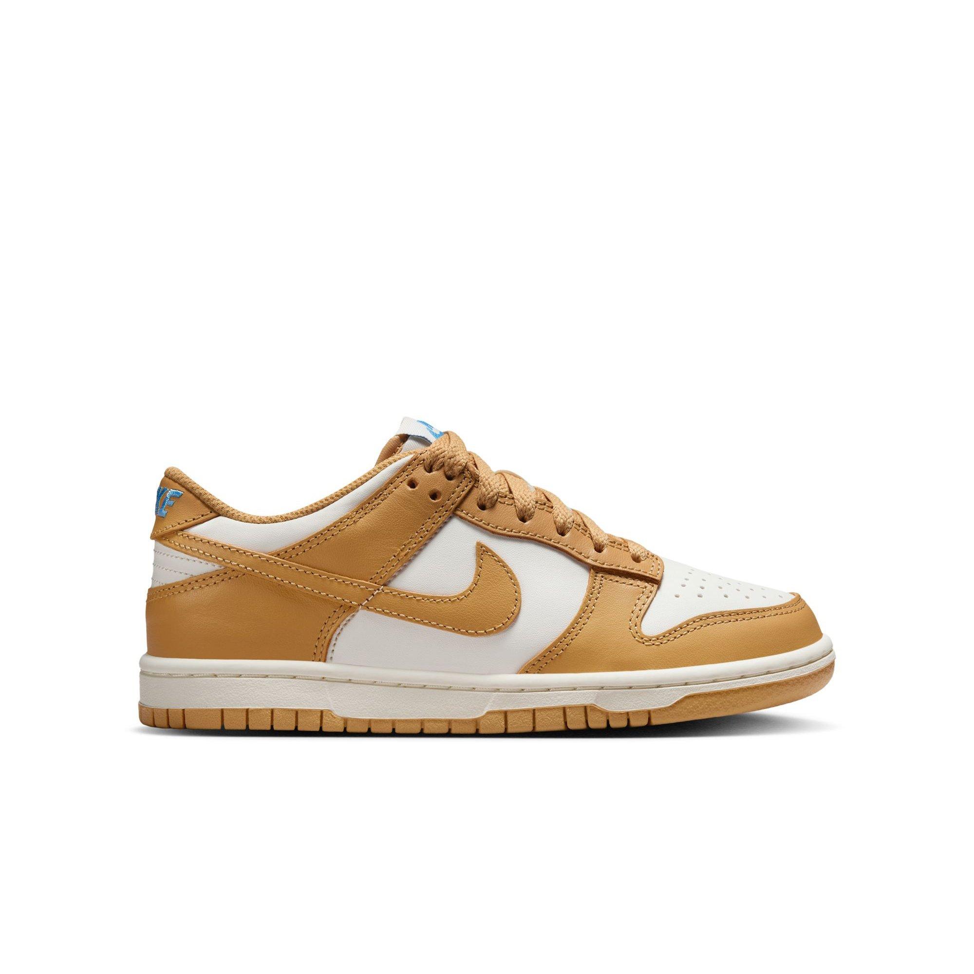 Nike Dunk Low "Honeycomb/Sail/University Blue" Grade School Girls' Shoe